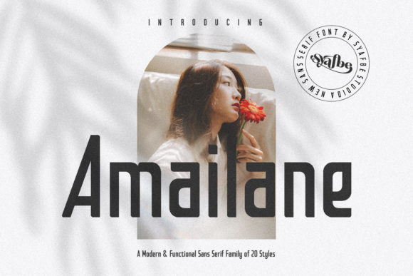 Amailane: The Bold Sans Serif Typeface That Elevates Handmade Brands