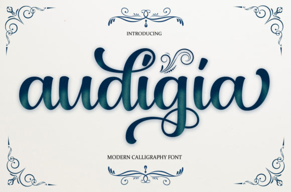 Audigia: The Bold Handwritten Font for Your Next Craft Project