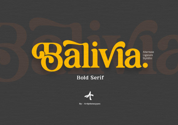 Balivia: A Bold Serif Typeface for High-Impact Campaigns