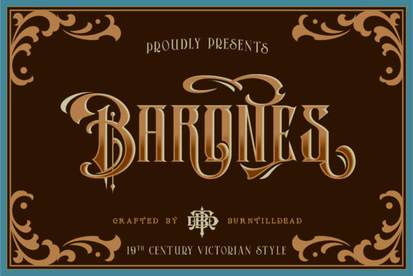 Barones: A Bold Blackletter Typeface for Editorial Design