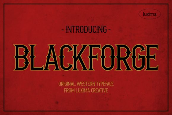 Blackforge: A Bold Serif Typeface for Digital Branding