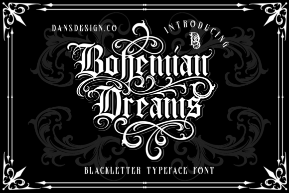 Bohemian Dreams: The Bold Blackletter Typeface for Editorial Design