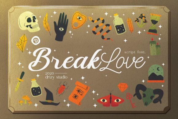 BreakLove: The Handwritten Typeface That Elevates Small Business Branding