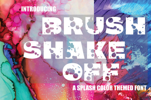 Brush Shake Off: A Bold Typeface for Dynamic Brand Identity
