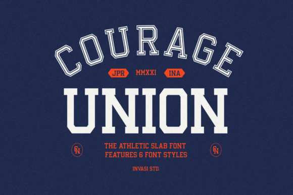 Courage Union: The Bold Slab Serif Font for Handmade Creators