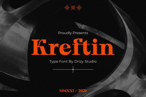 Elevating Editorial Design with the Bold Kreftin Typeface