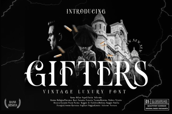 Gifters: A Bold Blackletter Typeface for Daring Campaigns