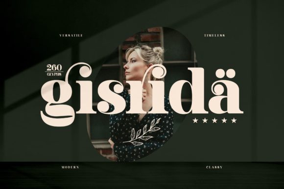 Gisrida: A Bold Serif Typeface for Modern Web Design