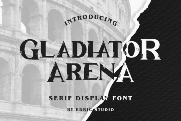 Gladiator Arena: The Bold Serif Font for Strong Brand Identity