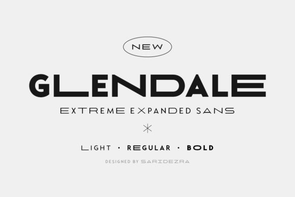 Glendale: A Bold Sans Serif Typeface for Modern Editorial Design