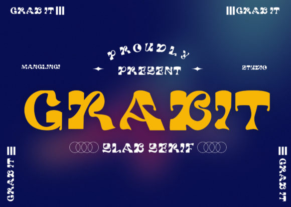Grabit: The Bold Slab Serif Typeface for Handmade Product Branding