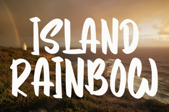 Island Rainbow: The Bold Script Typeface for Modern Web Design