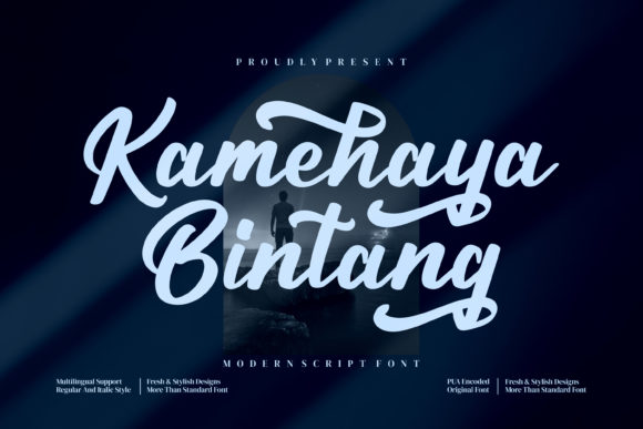 Kamehaya Bintang: A Bold Script Typeface for Modern Editorial Design