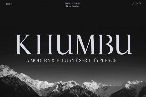 Khumbu: The Bold Serif Typeface That Elevates Campaign Design