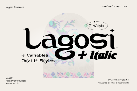 Lagosi Typeface: A Bold Slab Serif for Real Business Branding
