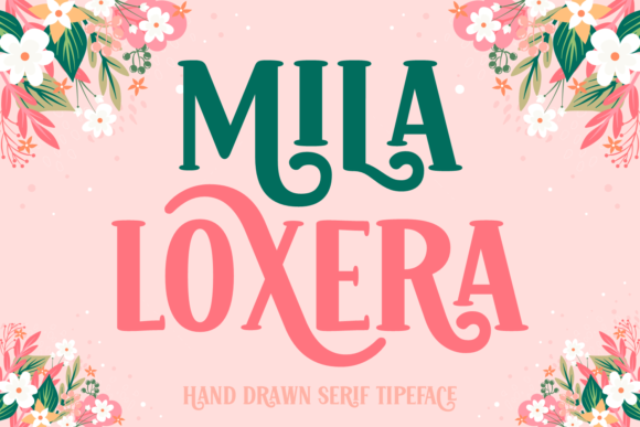 Mila Loxera: A Bold Serif Typeface for Modern Editorial Design
