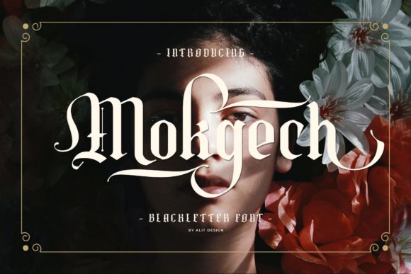 Mokgech: The Bold Blackletter Typeface for Editorial Design
