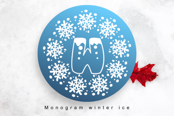 Monogram Winter Ice: The Creative Typeface for Scroll-Stopping Campaigns