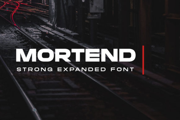 Mortend: The Bold Sans Serif Typeface for Modern Branding