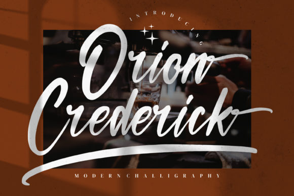 Orion Crederick: The Bold Handwritten Typeface for Handmade Brands