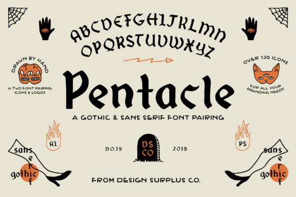 Pentacle: The Bold Blackletter Typeface for Scroll-Stopping Campaigns