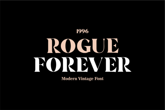 Rogue Forever: A Bold Serif Typeface for Digital Brands