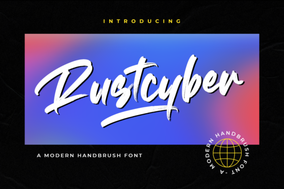 Rustcyber: A Handwritten Typeface for Modern Web Design