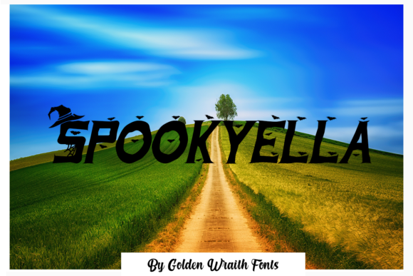 Spookyella: A Bold Typeface for Creepy Digital Branding