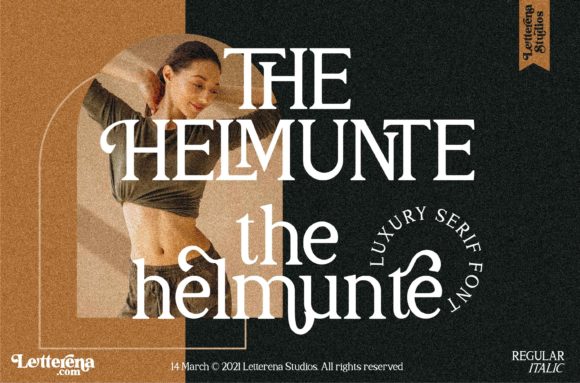 The Helmunte: The Elegant Serif Font for Handmade Product Branding