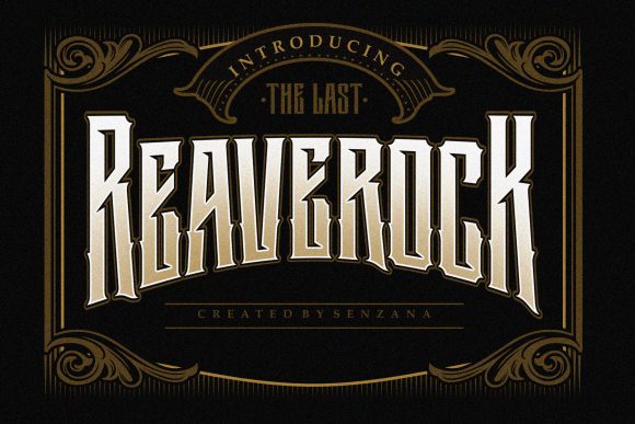 The Last Reaverock: A Premium Blackletter Typeface for Editorial Design