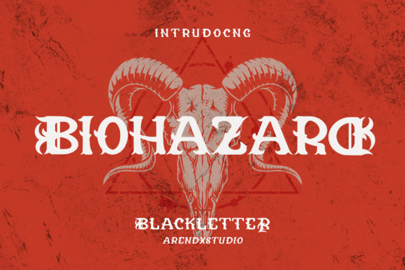 Why Biohazard Is the Perfect Blackletter Font for Editorial Design