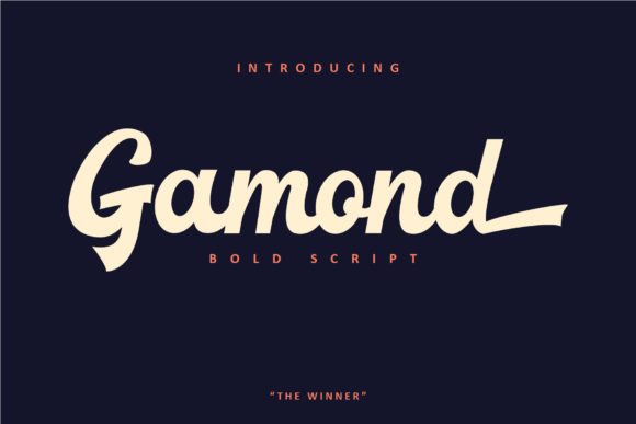 Why Gamond Is the Bold Handwritten Typeface Your Brand Identity Needs