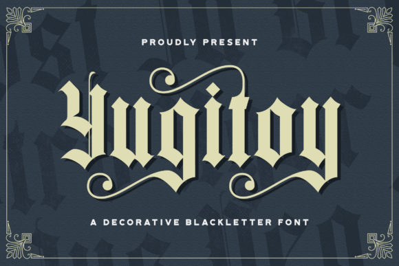 Yugitoy: The Bold Blackletter Typeface for High-Impact Web Design